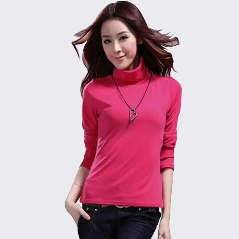 2018 Новый Модный осенне зимний женский свитер водолазка с длинным рукавом