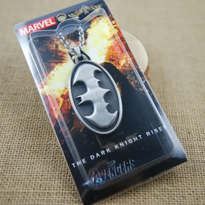 Free shipping EMS 65pc Batman metal plate necklace cartoon movie film video game character cosplay man woman jewelry accessory | Украшения