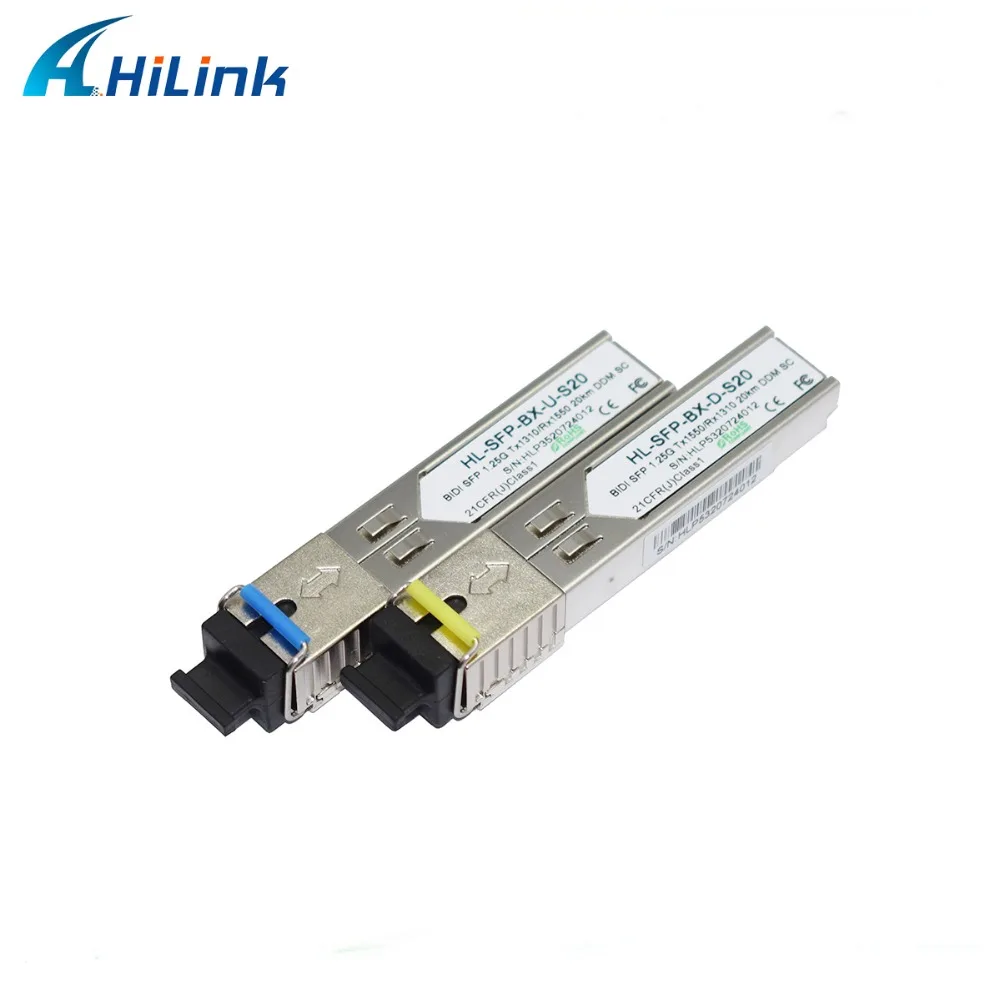 HL GLC BX D/U xxD 1 25G BiDi SFP 20 км 40 80 LC/SC DDM |Оптоволоконное оборудование| |