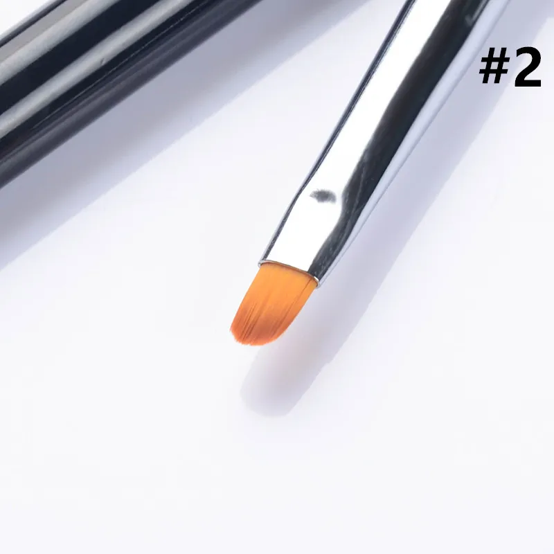 1 шт. УФ гель кисть круглая ручка Кристалл обработаны ногтей инструмент