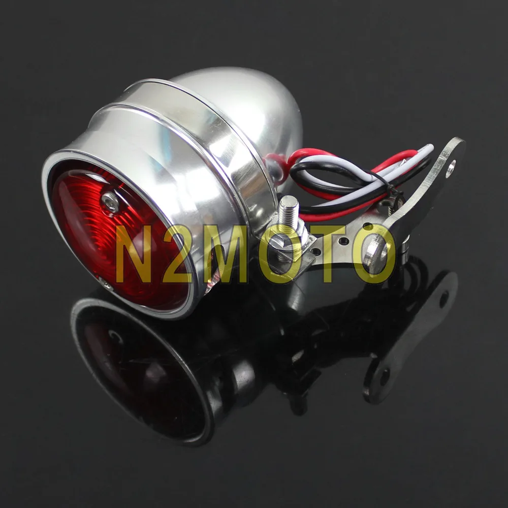 Полисветодиодный светодиодная мотоциклетная задняя фара в стиле ретро
