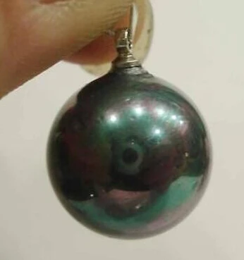 &lt5 шт красиво! 14 мм фиолетовая морская жемчужная подвеска | Украшения и