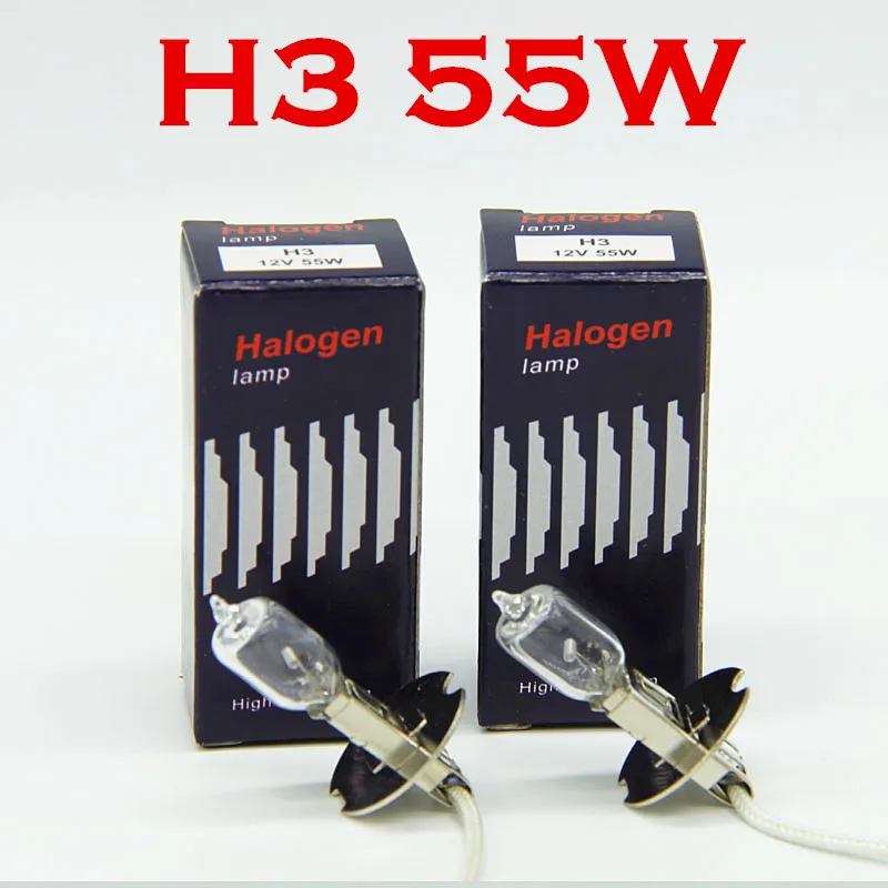 Afaecar 10 шт. H7 H11 H4 9005 9006 h3 супер яркий белый противотуманные галогеновые лампы автомобилей головной светильник H7 12В 55 Вт галогенная лампа светильник лампочка 4300k