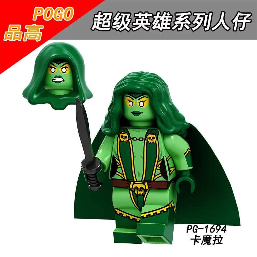 Single Sale PG8193 POGO Superhero Black Widow Gamora Captain America Riddler Magik Spider-Man valkyrie Beast | Игрушки и хобби