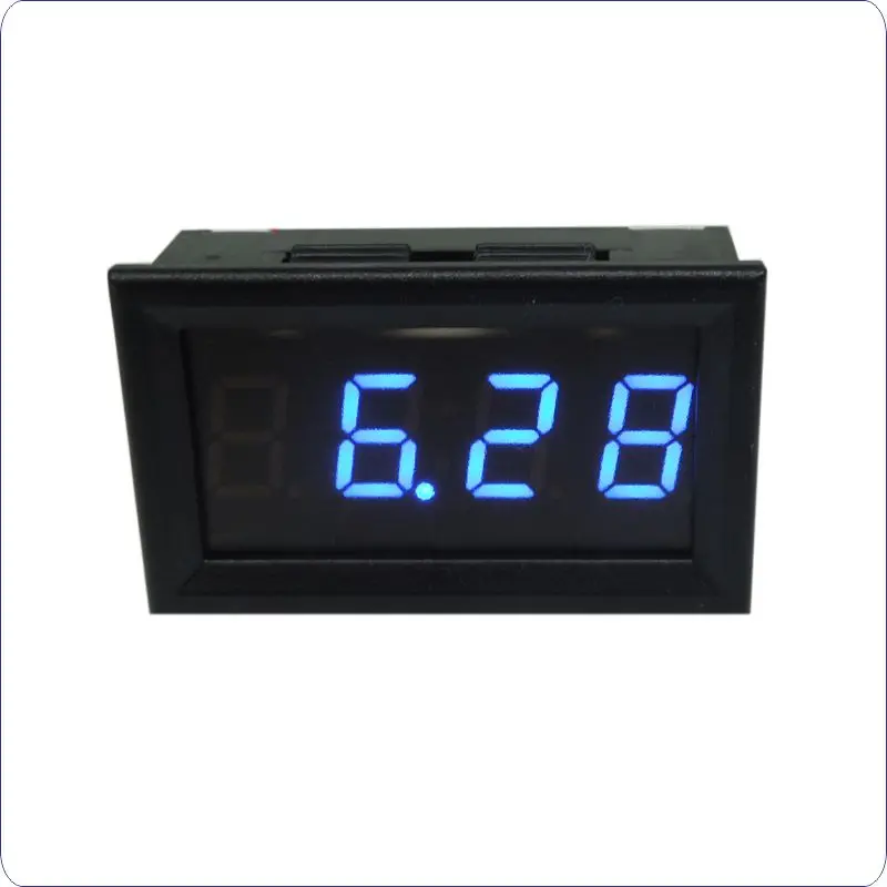 LED Display Digital Timer Date Hour Minute Clock 12V/24V Electric Car Motorcycle Accessory Blue Digits | Инструменты