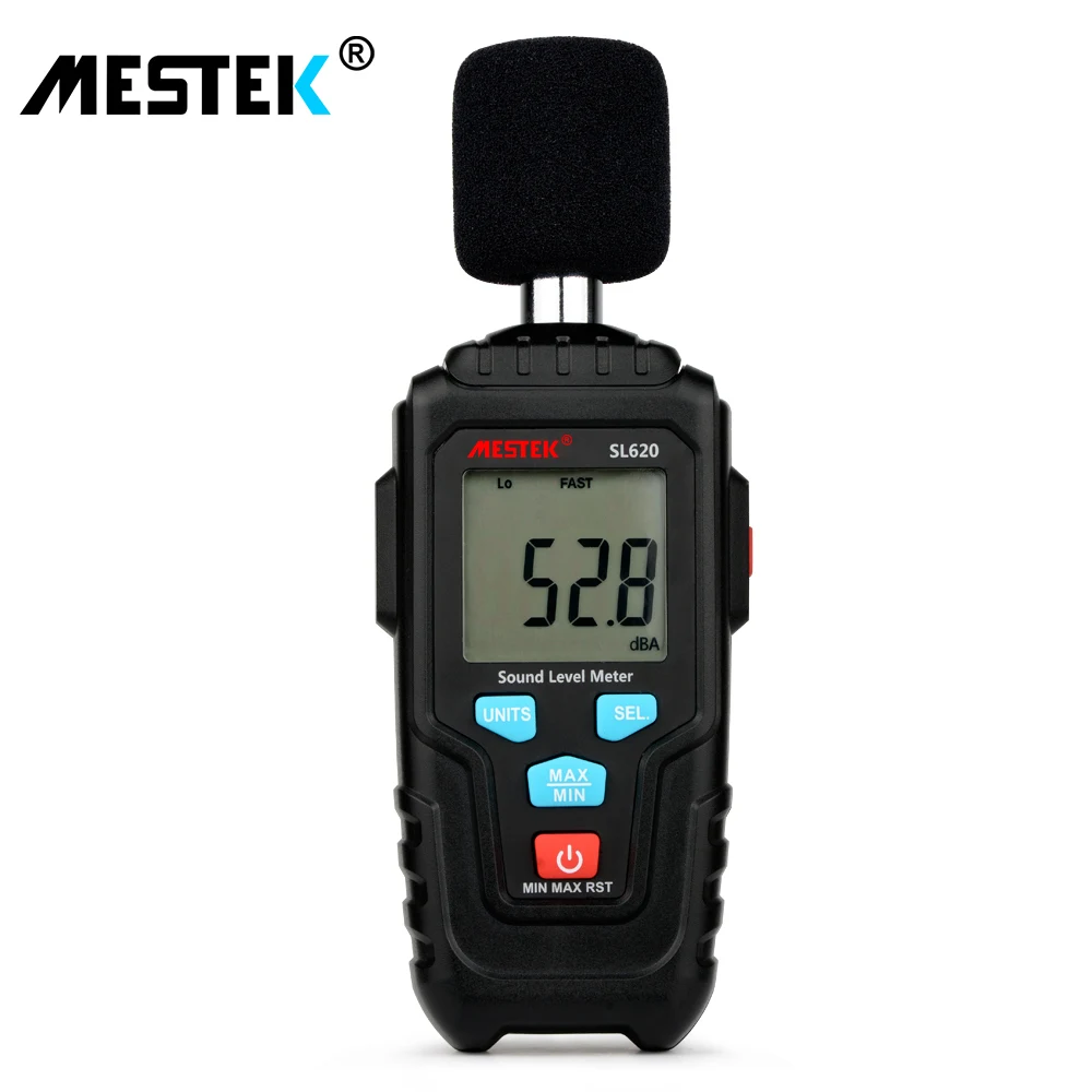 

MESTEK Digital Audio Sound Level Meter Detector Measurement 30-135dB Noise Decibel Meter Monitoring Tester Diagnostic-tool SL620
