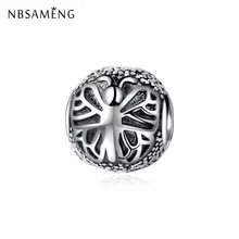 Новинка оригинал бесплатная доставка Посеребренная бусина