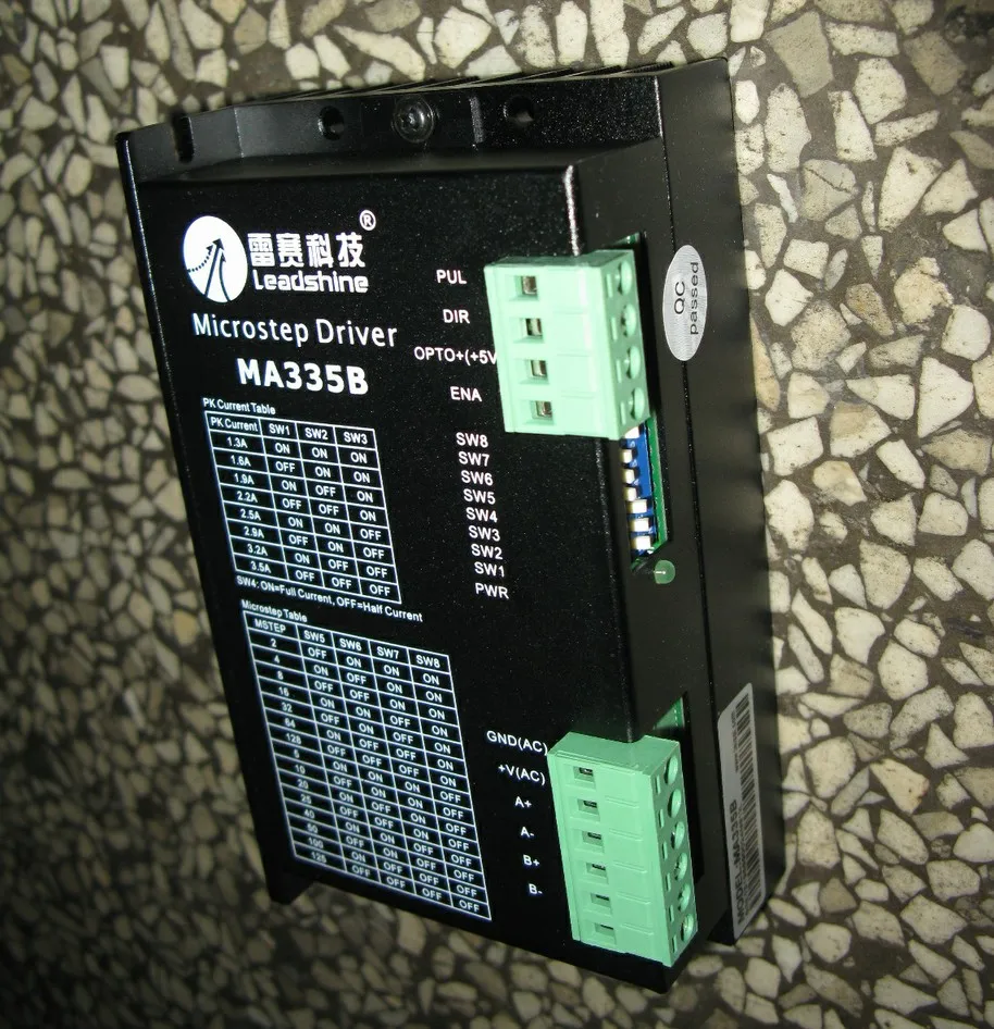 MA335B Leadshine microstep водитель 2 фазы ЧПУ шагового двигателя приводной контроллер 1.3 ~ 3.5A