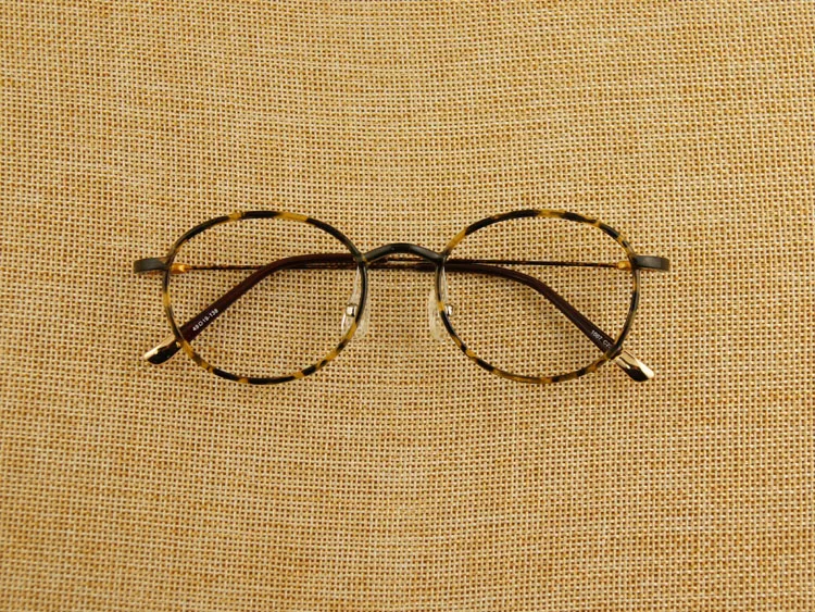 Ultem круглые женские очки для близорукости Из Вольфрамового титана ультралегкие