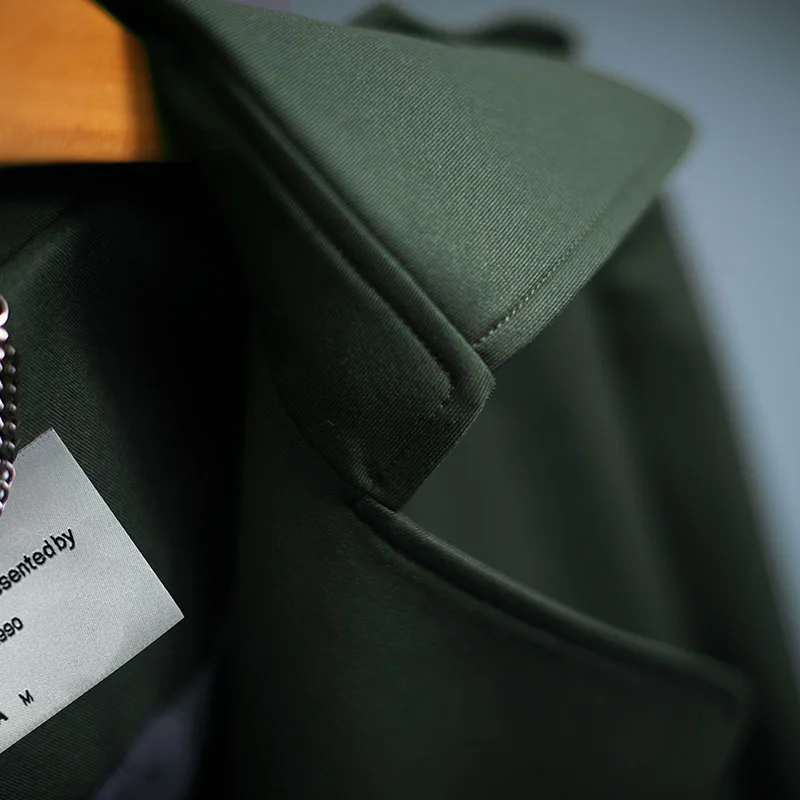 Army Green Sleeveless Waistcoat Medium Long Women New Collection Belt Spring And Autumn 2019 | Женская одежда