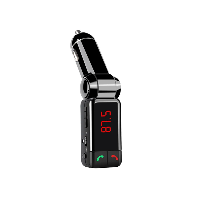 Bluetooth Car Kit FM Transmitter Hands Free Aux MP3 Player Modulator with LED Display Portable Dual USB Charger Transmissor | Автомобили и