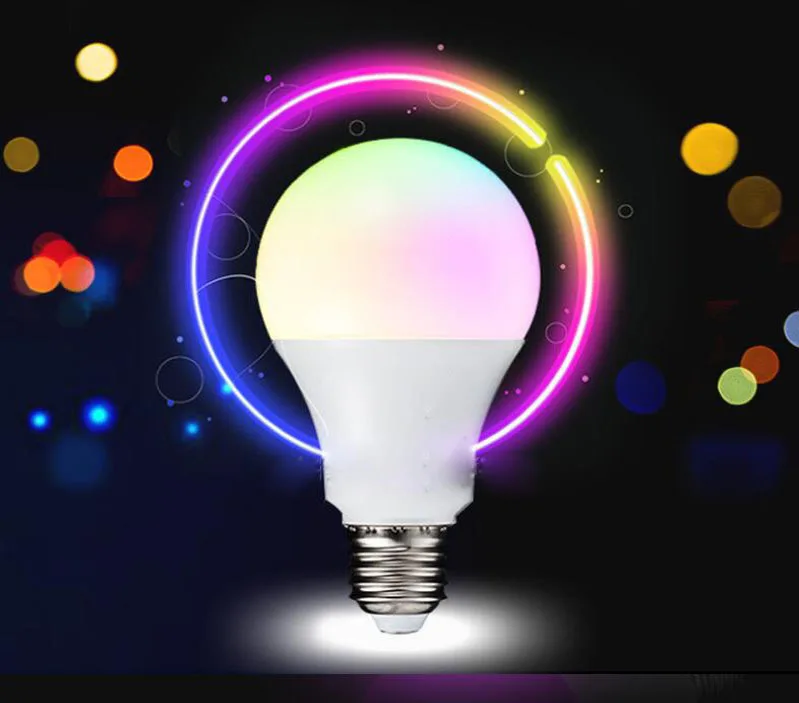 RGB E27 B22 E26 светодиодный яркий светильник высокой мощности 30 Вт 220 В светодиодный мини RGBW глобус лампочка красочный с пультом дистанционного управления светильник