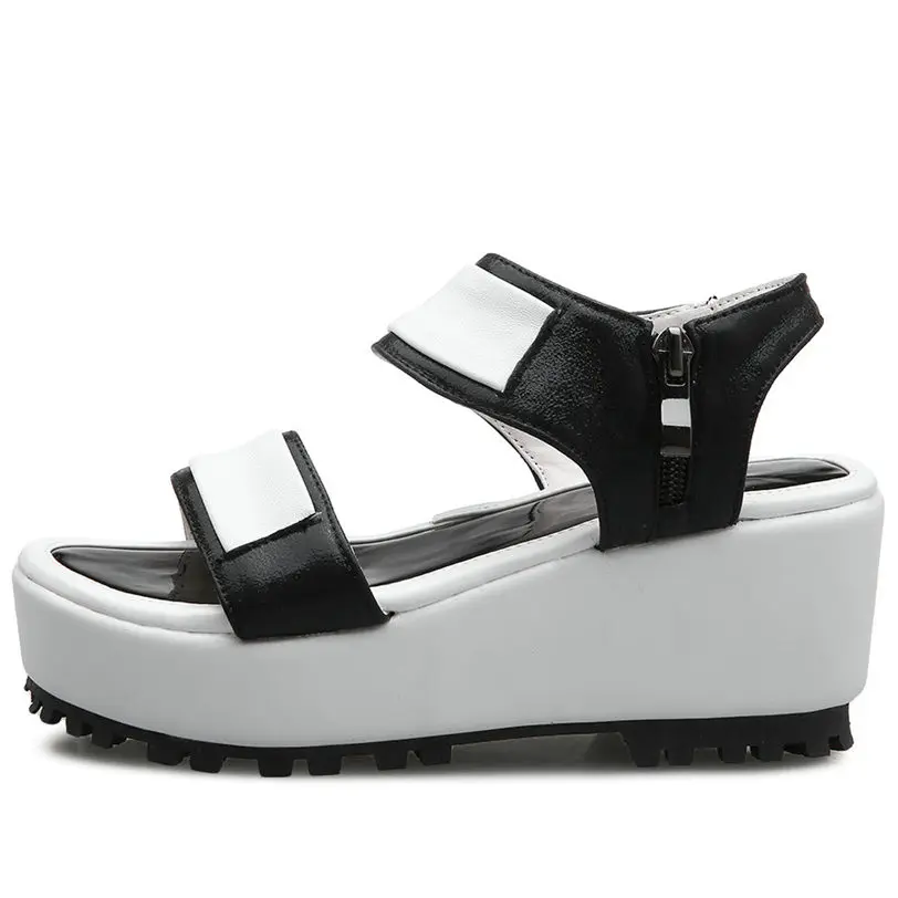 2019 туфли лодочки женские нейлоновые Туфли оксфорды на платформе с ремешком