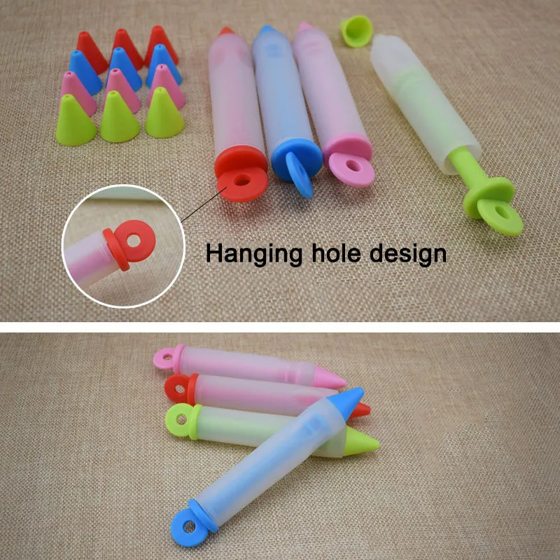 1 Набор силиконовых Еда Письма украшения ручка шоколадный торт пресс форм Fondant