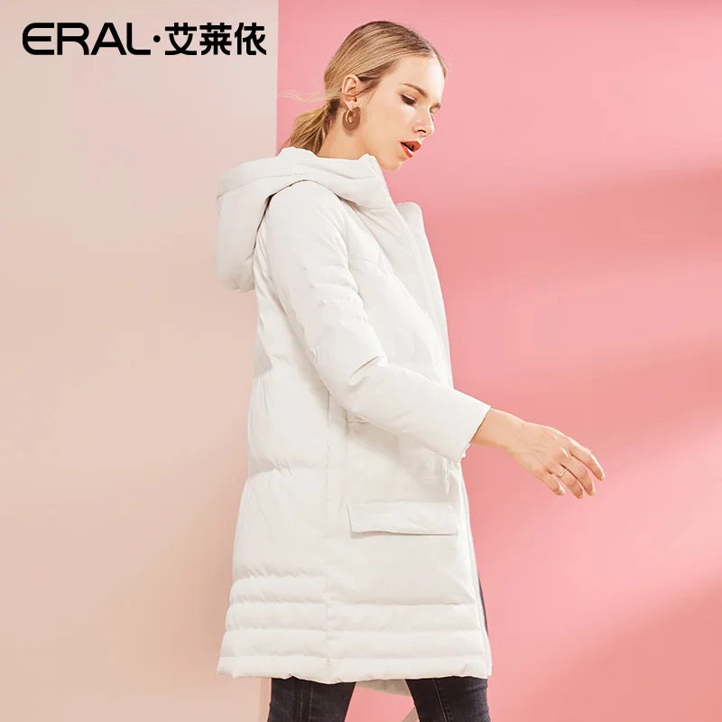 ERAL Women's Winter Down Coat Long Hooded Casual Slim Thermal Parka Jacket Plus Size 617104036 | Женская одежда