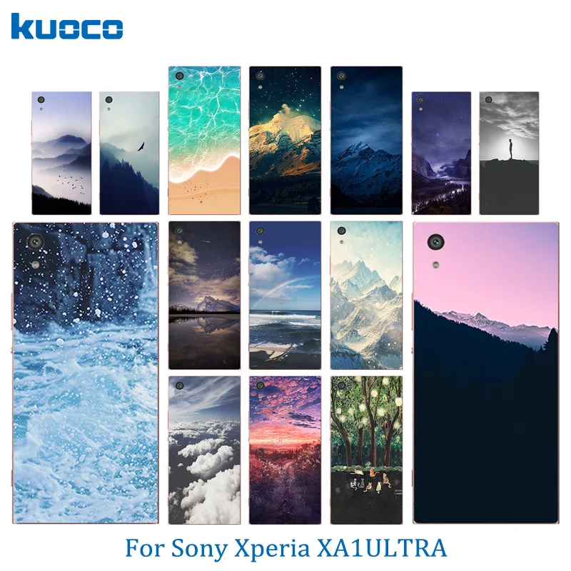 Чехлы для телефонов 6 дюймов Sony Xperia XA1 ультра роскошный мягкий силиконовый чехол