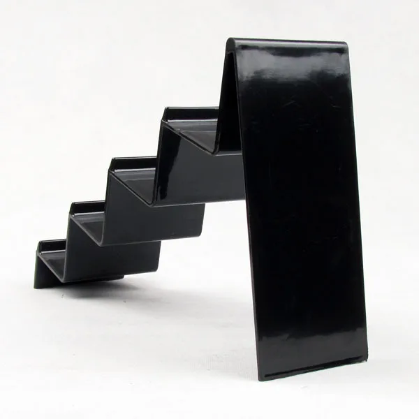 Оптовая продажа 3 черных пластиковых кошелька стенд держатель 4 яруса | Украшения