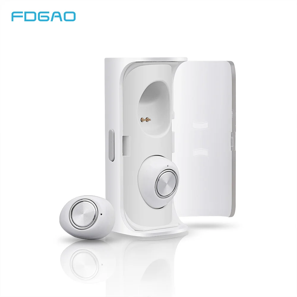 FDGAO беспроводные Bluetooth наушники стерео спортивные бас гарнитура с микрофоном