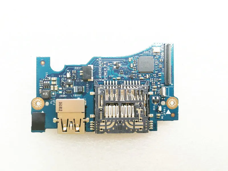 Оригинальный Для dell XPS13 9360 usb плата кнопка включения питания LS D841P 04F73T 4F73T cn