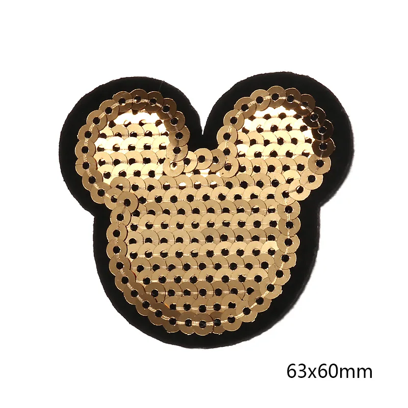 Высокое качество Красочные Блестки патч горячего расплава клейкая одежда