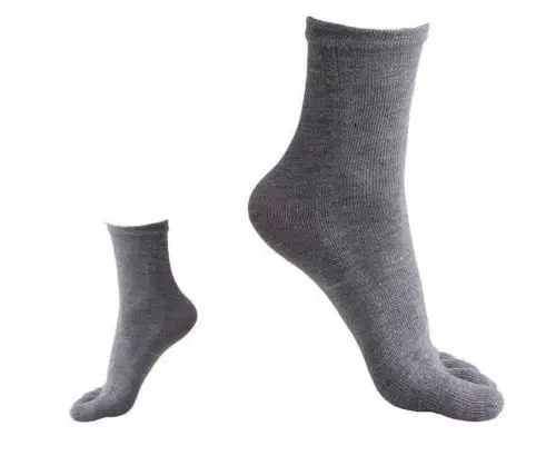 5pairs Unisex New Cotton Absorbent Stockings Blend Soft Men's Five Fingers 5 Toes Socks | Мужская одежда