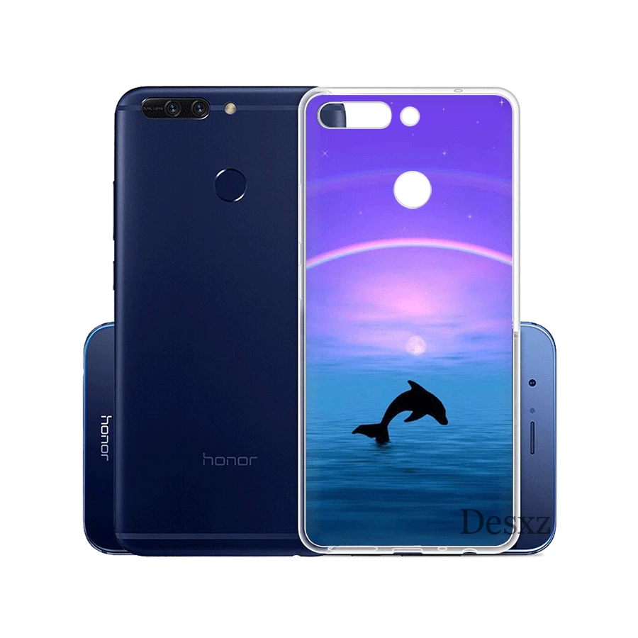 Чехол Gerleek для телефона с рисунком океана Дельфина танцев и прыжков чехол Huawei Honor