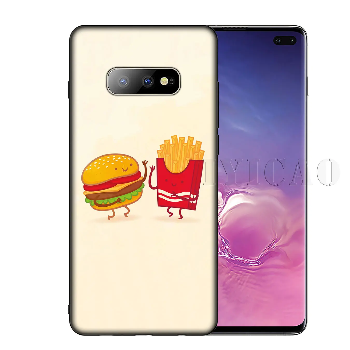 IYICAO Мягкий силиконовый чехол для телефона Samsung Galaxy S10 S9 S8 Plus S6 S7 Edge S10e E |
