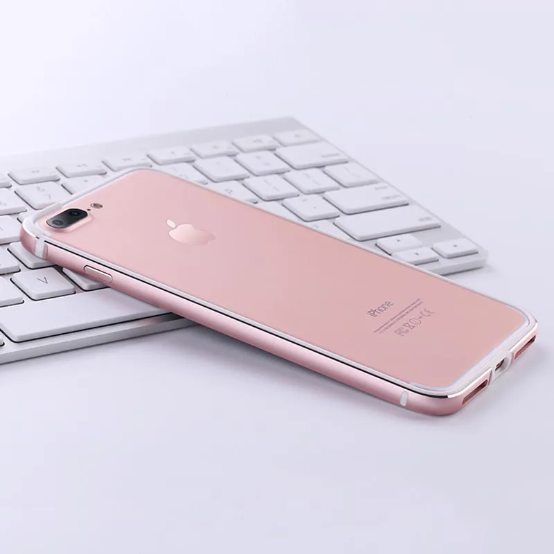 Алюминиевый металлический бампер для iPhone 7 Plus тонкий каркас чехол телефона с