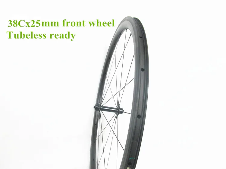 FSC38CM-25T 700C Дорожные 38x25 мм карбоновые колеса. Велосипедная клинчерная колесная