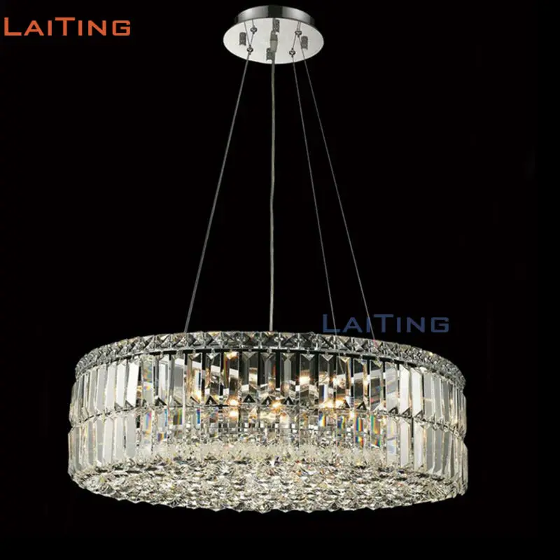 Круглая или квадратная хрустальная люстра K9 Дешевая современная стальная