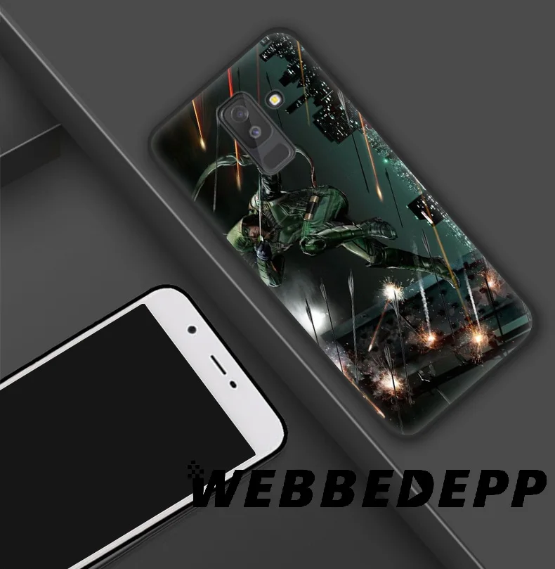 WEBBEDEPP Green Arrow Tv Soft Silicone Case for Samsung Galaxy A9 A8 A7 A6 Plus 2018 A5 A3 2017 2016 Note 9 8 |
