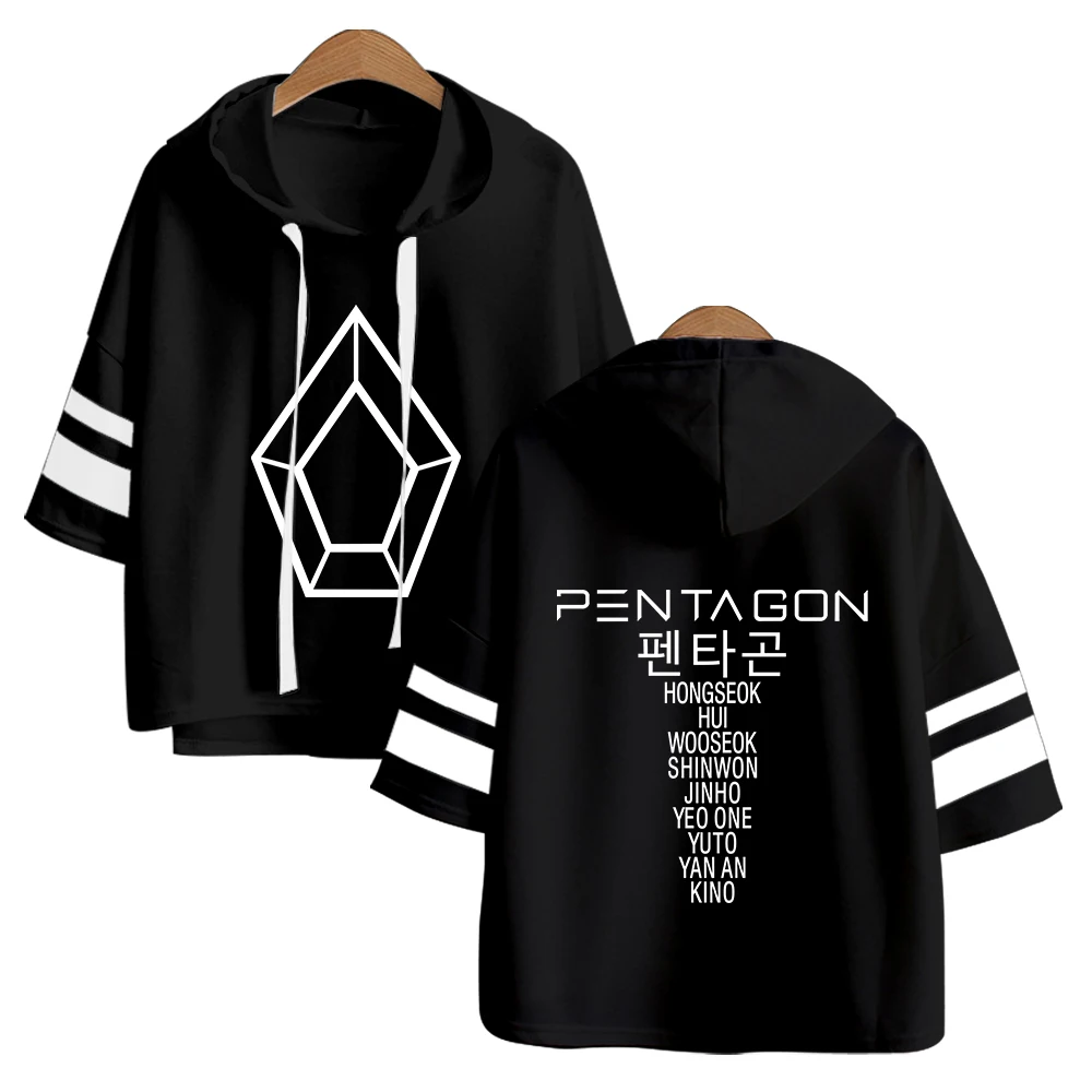 Stary kids kpop толстовки ривердейл короткий рукав Харадзюку модные толстовки для женщин крутая весенне-летняя одежда с пентагоном в стиле хип-хоп