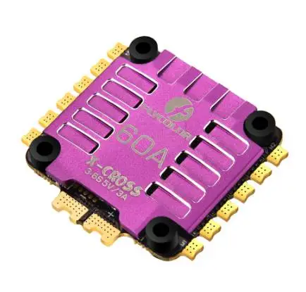 Flycolor X-Cross 60A 45A blheli _ 32 3-6S 4 в 1 бесщеточный ESC w/ 5V BEC выход для радиоуправляемого дрона