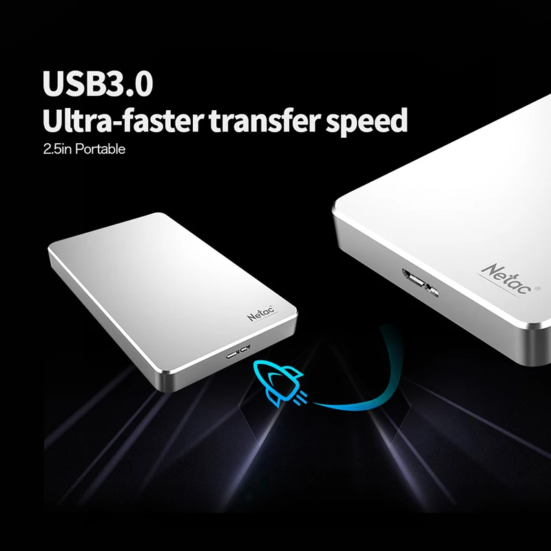 Внешний портативный жесткий диск Netac K218 USB 3 0 HDD ТБ 2 дюйма 5 об/мин|Внешние жесткие