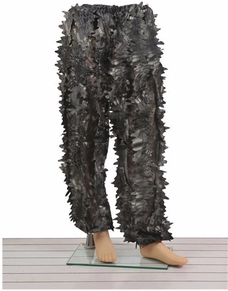 Новые три вида змей питон Узор Камуфляж ghillie костюм лазерная резка быстросохнущая охотничья одежда подходит для лета и осени