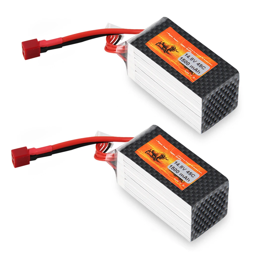 2X 1500 мАч 14 8 в 45C 4S LiPo аккумулятор для радиоуправляемого автомобиля грузовика