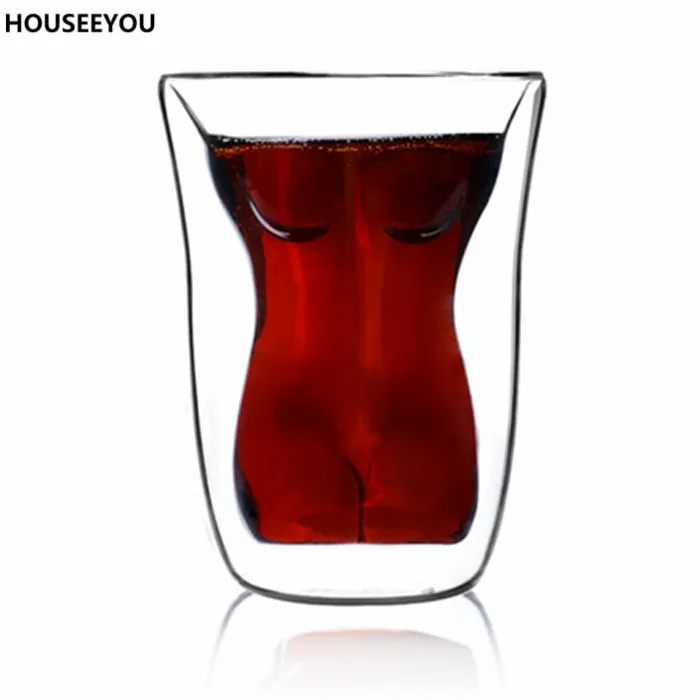 Креативная Хрустальная пикантная Женская стеклянная чашка красивая голая