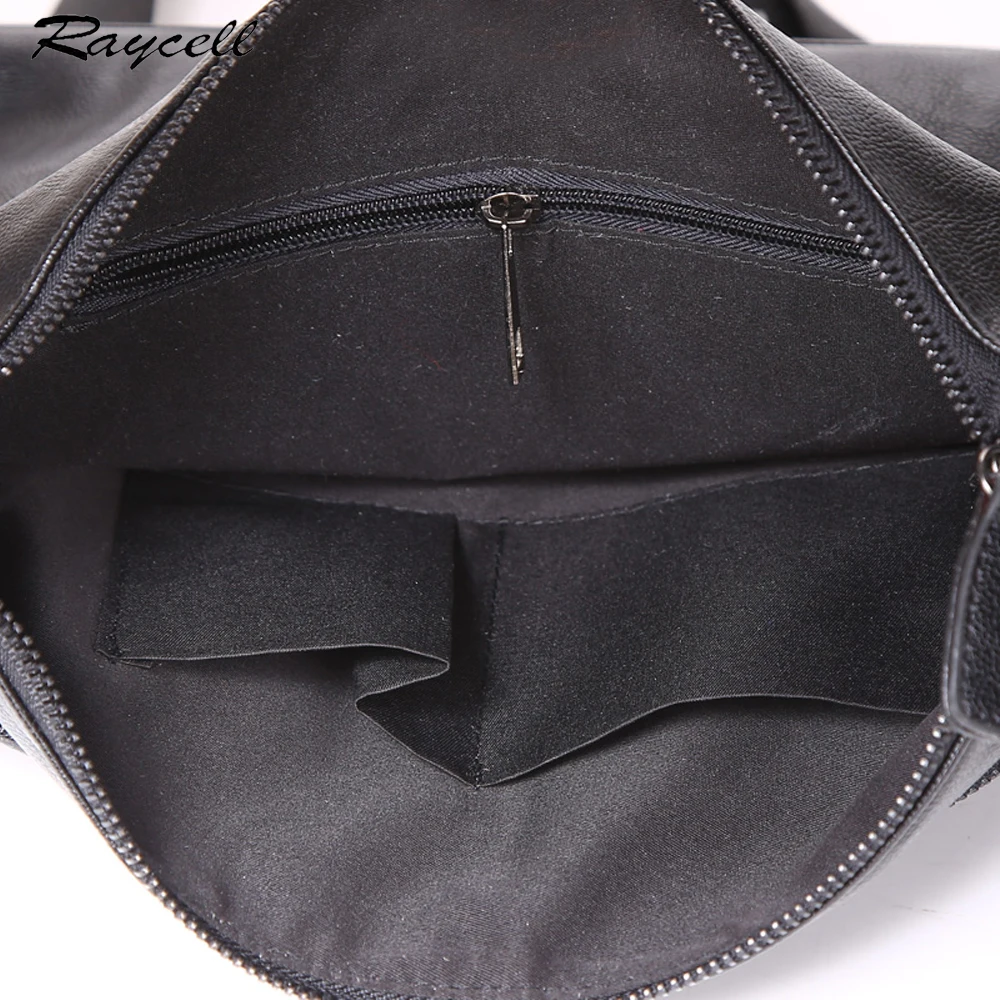 RAYCELL Brand Messenger Bag Men Shoulder Man Satchels Handbags PU Leather Sling Bags designer Crossbody |