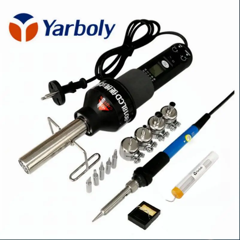 Электрический паяльник с регулируемой температурой сварочная станция + 8018LCD