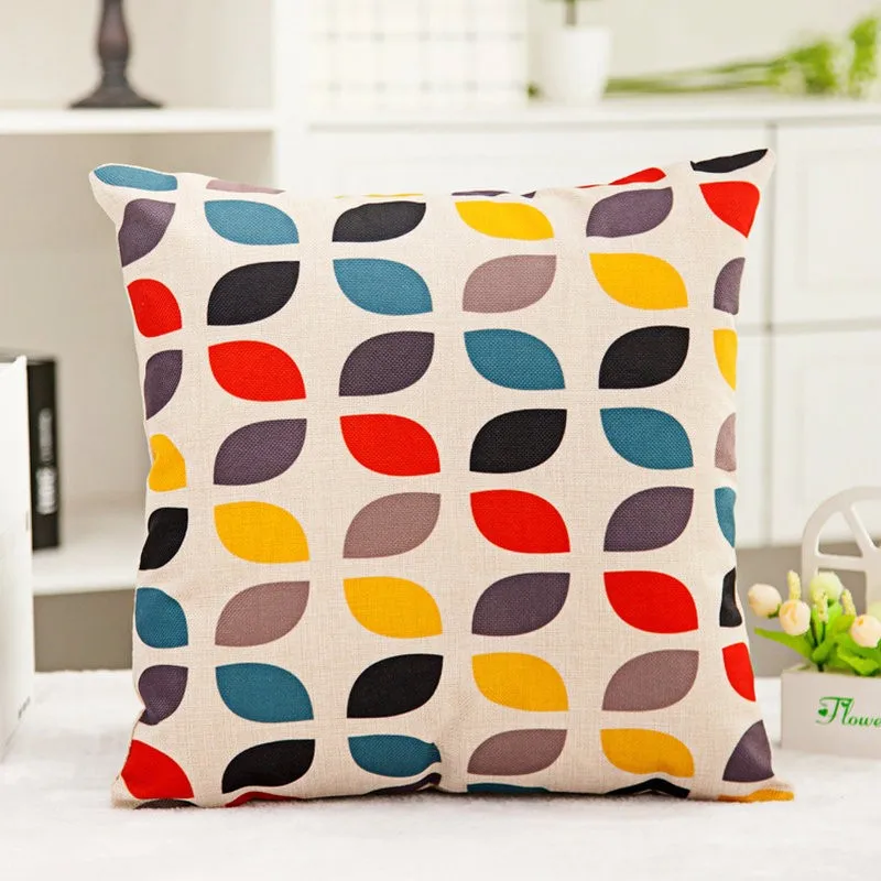 Льняная наволочка в скандинавском стиле для подушки автомобиля без сердечника |