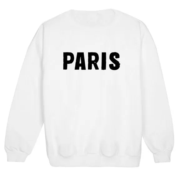 Sugarbaby Paris джемпер унисекс Women Fun Tumblr в стиле хипстер и Свэг модный гранж слоган