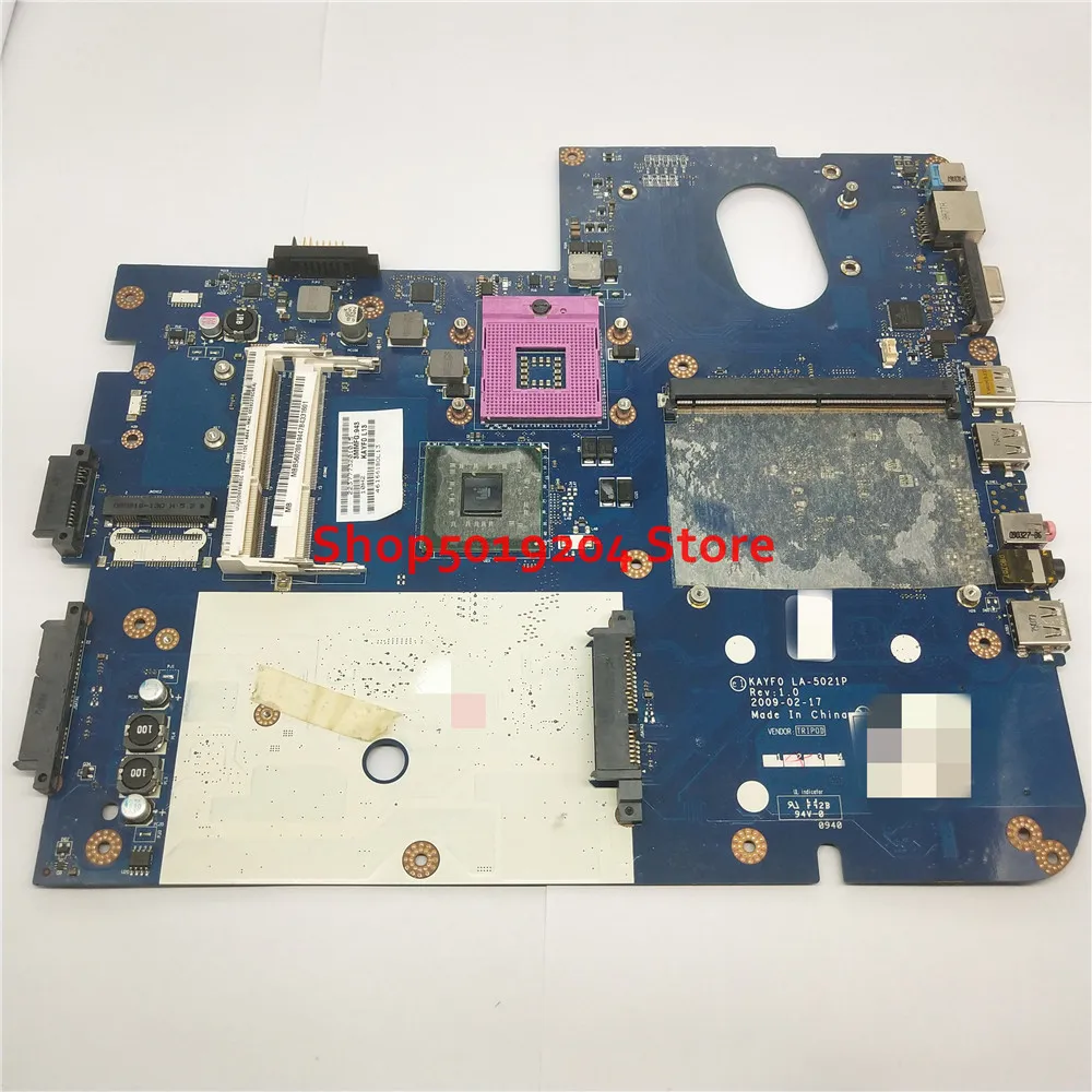 

KAYF0 LA-5021P FOR GATEWAY NV78 MAINBOARD MBB5602001 for ACER Packard Bell Easynote LJ65 LJ67 NV74 Laptop Motherboard
