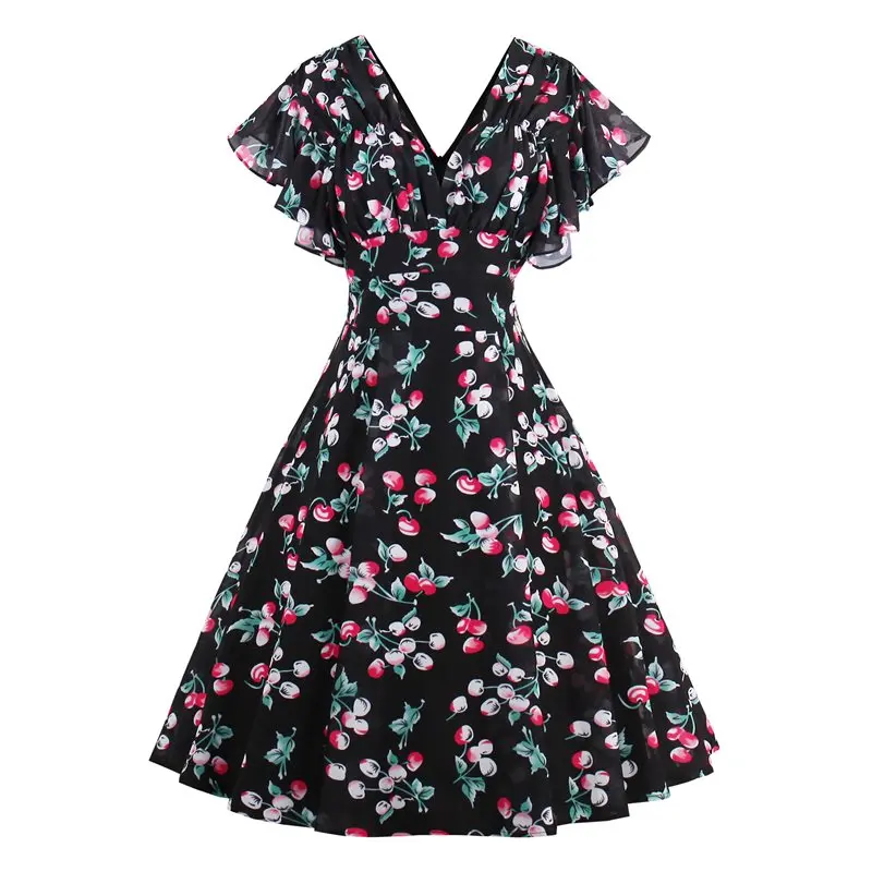 Летние сексуальные элегантные вечерние черные шикарные винтажные шифоновые