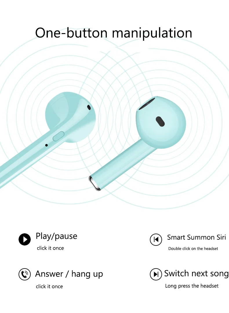 Новинка i16 TWS Беспроводные Bluetooth 5,0 наушники стерео бинауральные наушники гарнитура для всех телефонов PK i10 i12