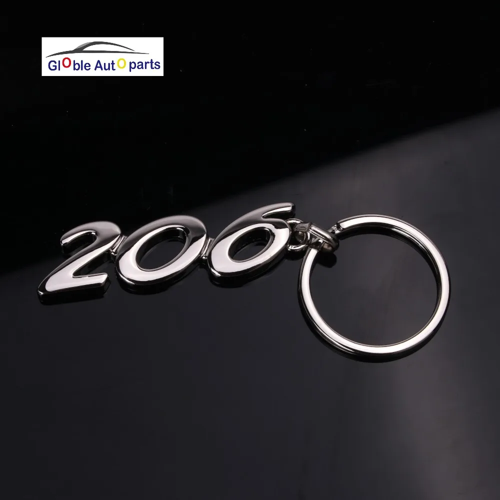Key Ring For Peugeot Car Logo 206 207 301 307 308 408 3008 508 Keyring Styling Alloy Keychain Keyrings | Автомобили и мотоциклы