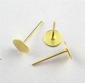 Бесплатная доставка серьги-гвоздики размером 200 дюйма и 8x12 мм серьги с пустой