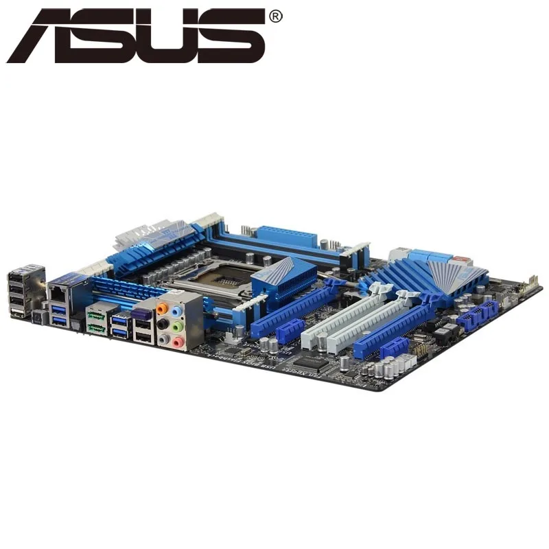Материнская плата Asus P9X79 PRO для настольных ПК X79 Socket LGA 2011 Core i7 DDR3 64G ATX UEFI биос оригинальная б/у материнская плата в продаже