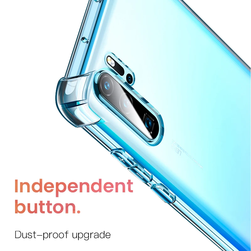 Прозрачный чехол для телефона Bapick из ТПУ huawei P20 P30 Lite Pro mate 20 y6 Y9 2019 nova 3 3i защитный