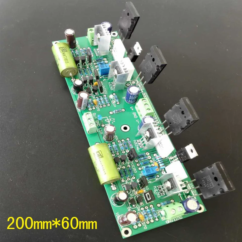 Двойной DC 24 V 55 150W + 2 0 канал 2SA1943 2SC5200 HIFI Fever Дискретная Плата усилителя