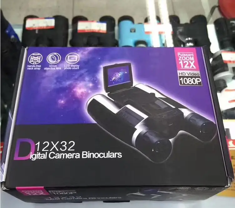 Цифровой телескоп высокой четкости 12x32 2,0 'LTPS дисплей Full HD USB2.0 интерфейс Многофункциональный телескоп видео фото запись